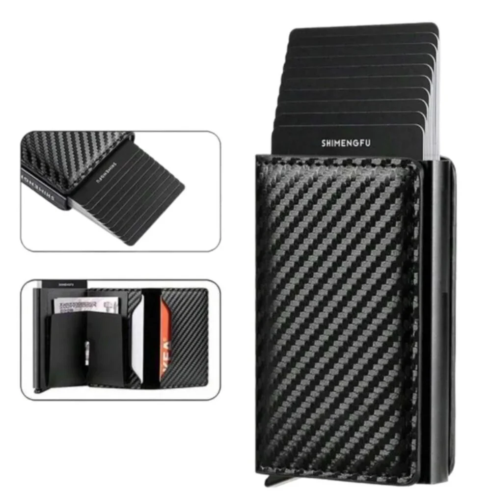 Black Carbon Fiber Wallet